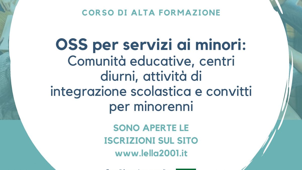 Corso OSS per comunità educative minorenni